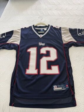 NFL New England Patriots Tom Brady #12 Football Jersey